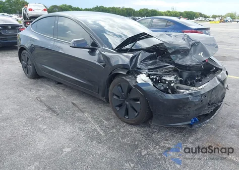 2024 Tesla Model 3 Long Range Dual Motor All-Wheel Drive/Rear-Wheel Drive из США, поврежденный, VIN 5YJ3E1EA7RF738284